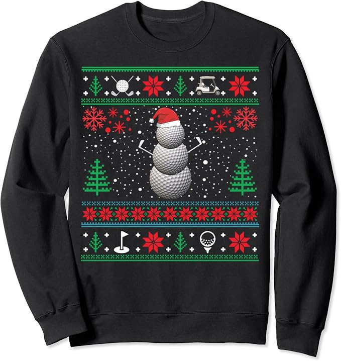 Best For Golf Lover Golf Ugly Christmas Sweaters Sweatshirt